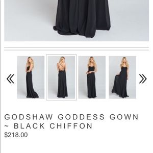 Show Me Your Mumu Godshaw Goddess Gown Black